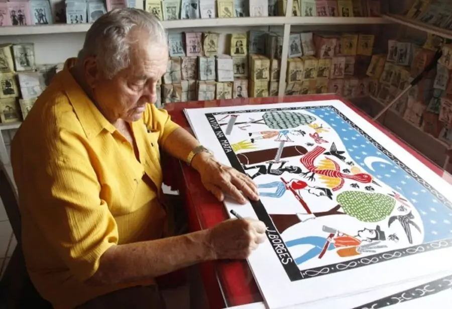Morre aos 88 anos, J. Borges, um dos maiores nomes da xilogravura brasileira.