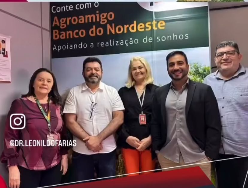 Prefeito busca estabelecer parceria com BNB para o desenvolvimento de Ocara