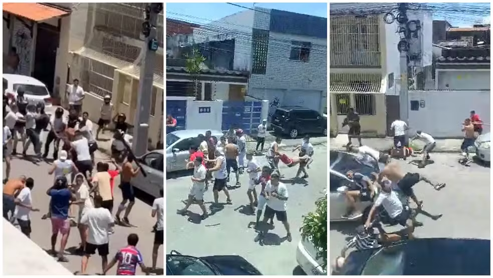 Antes do clássico rei deste sábado em Fortaleza membros das torcidas organizadas entram em confronto