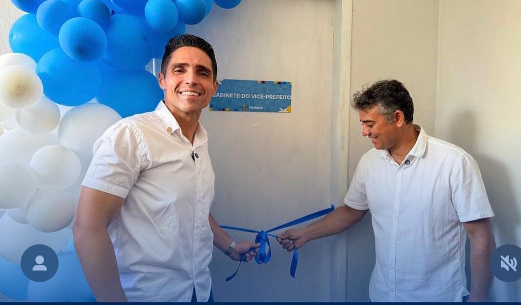 Prefeito de Palmácia cumpre promessa e inaugura sala de vice-prefeito
