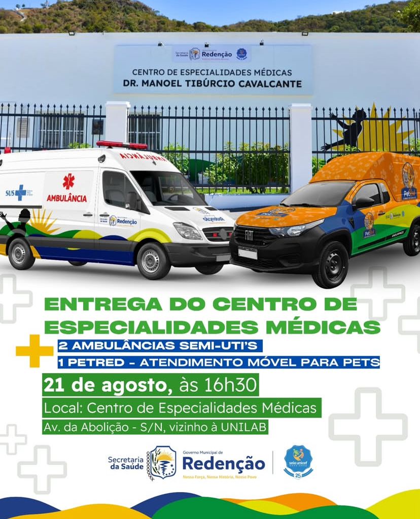 Redenção ganha novo centro de especialidades Médicas e reforço na saúde