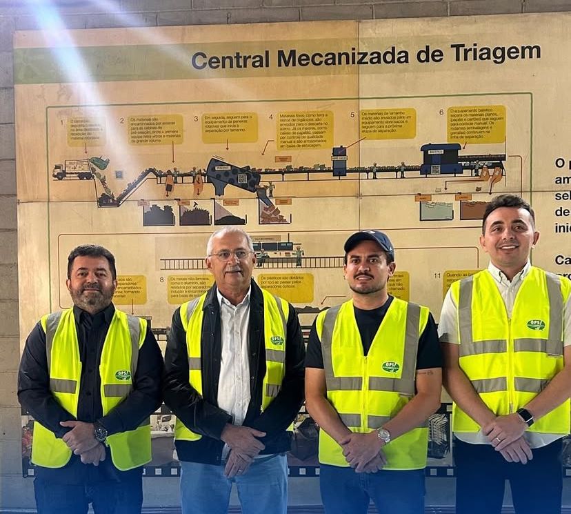 Prefeitos de Ocara e Horizonte visitam estação de transbordo em São Paulo em busca de soluções sustentáveis