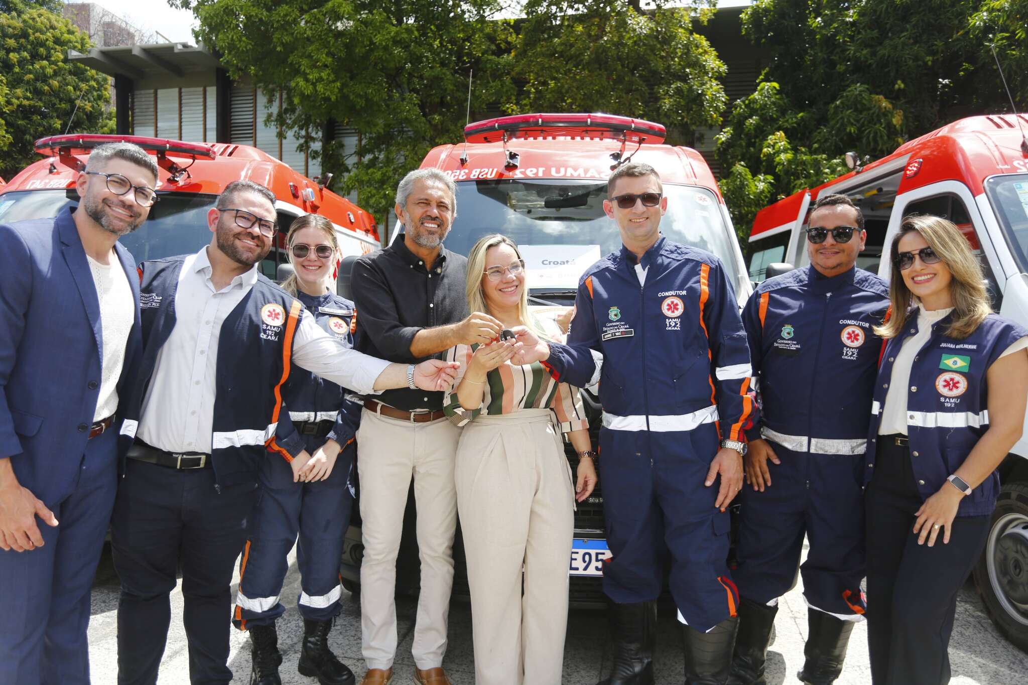 Novas ambulâncias reforçam atendimento do Samu 192 Ceará em 10 municípios