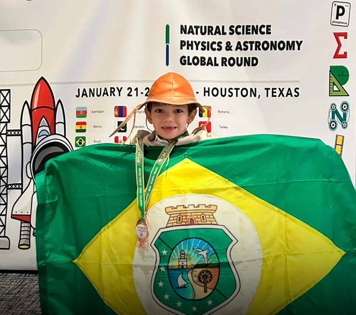 Aluno da rede pública de Baturité, conquista medalha de bronze em olimpíada internacional de Ciências no EUA
