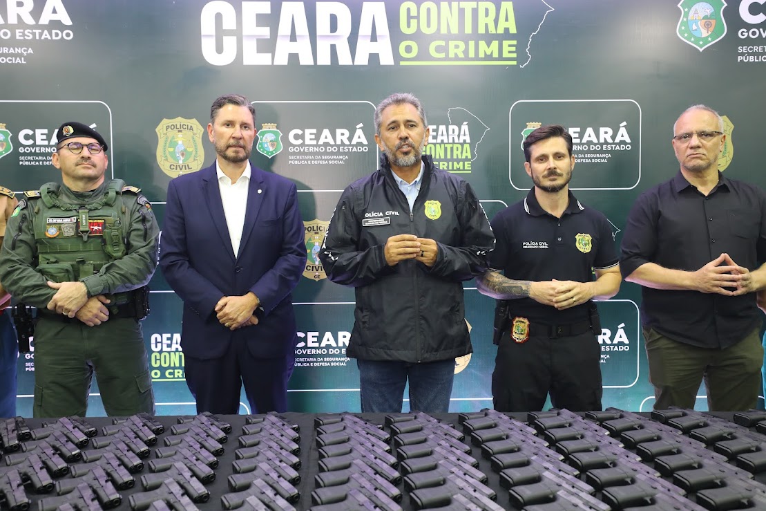 Governo do Ceará reforça atuação da Polícia Civil com mais 720 novas pistolas